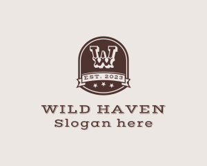 Western Cowboy Ranch logo design