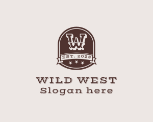 Western Cowboy Ranch logo design