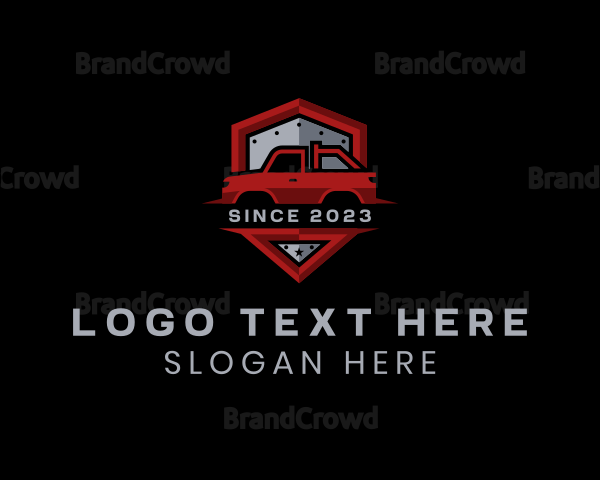 Pickup Truck Dealership Logo