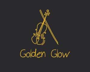 Golden - Golden Violin Cello logo design