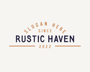 Classic Rustic Business logo design