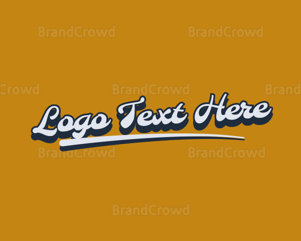 Funky Cursive Company Logo