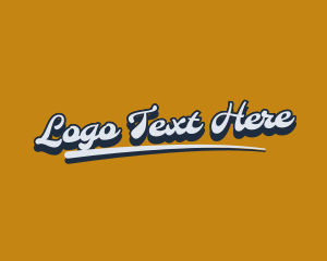 Playful - Funky Cursive Company logo design