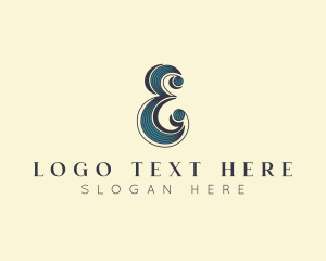 Elegant - Interior Design Decor Letter E logo design