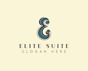 Interior Design Decor Letter E logo design