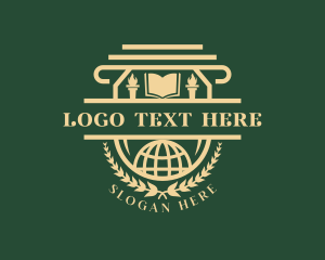 Book - Educational Academic University logo design