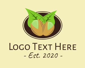 Root Crop - Healthy Green Veggie logo design