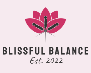 Selfcare - Lotus Flower Acupuncture logo design