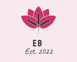 Chinese - Lotus Flower Acupuncture logo design