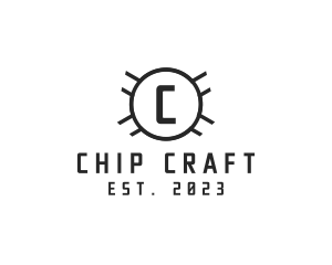 Circle Chip Generic Business logo design