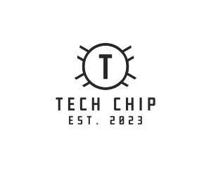 Circle Chip Generic Business logo design