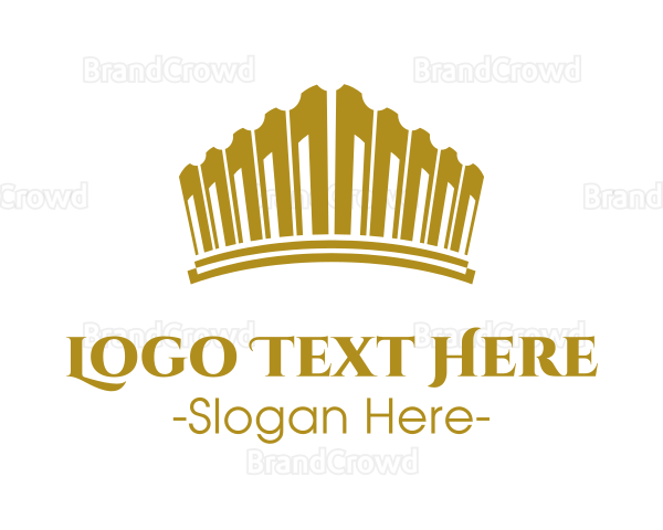 Golden Royal Tiara Logo