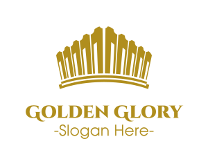 Glory - Golden Royal Tiara logo design