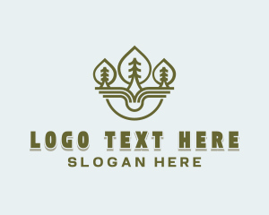 Review Center - Literature Book Publisher logo design