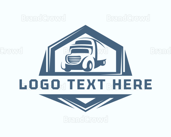 Logistics Freight Truck Logo