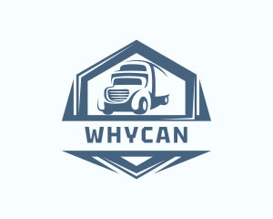 Towing Truck - Logistics Freight Truck logo design