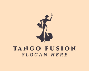 Tango - Folk Dance Dancer logo design