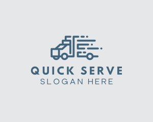 Quick Truck Logistics logo design