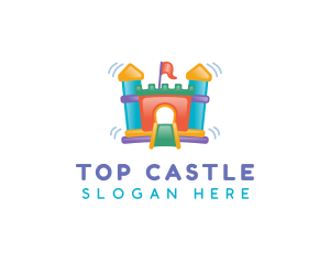 Bouncy Castle Inflatable logo design