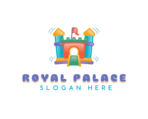 Palace - Bouncy Castle Inflatable logo design