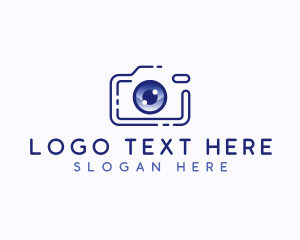 Portraiture - Camera Eye Lens logo design