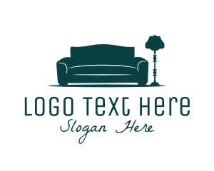 Lounge - Interior Design Furniture logo design