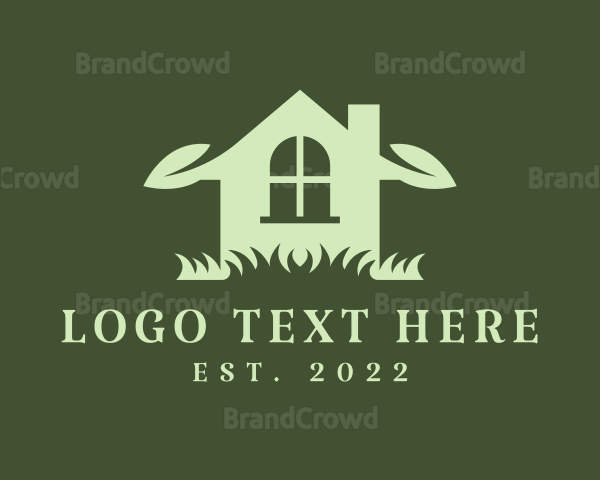 House Garden Landscaping Logo