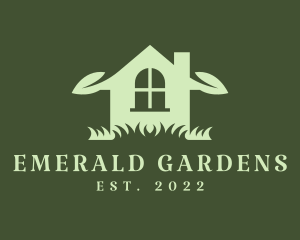 House Garden Landscaping logo design