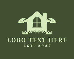 House - House Garden Landscaping logo design