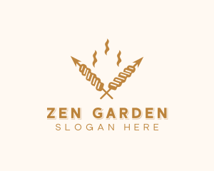 Asian Cuisine Kebab logo design