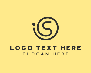 Letter Di - Generic Monogram Letter IOS logo design