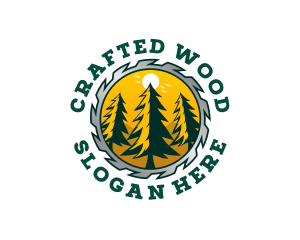 Carpenter - Woodworking Log Carpenter logo design