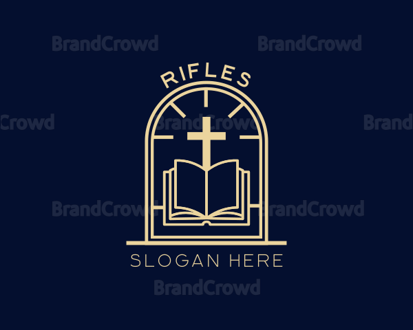 Bible Cross Religion Logo