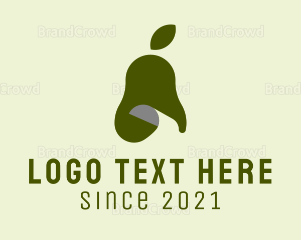 Organic Avocado Paper Logo