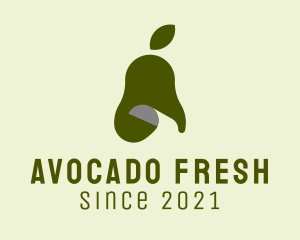 Avocado - Organic Avocado Paper logo design