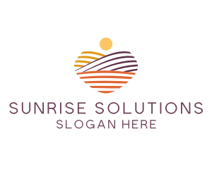 Sunrise Heart Agriculture logo design