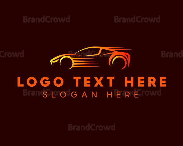 Race Car Garage Logo