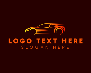 Driver - Race Car Garage logo design