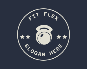 Gym - Gym Workout Badge logo design
