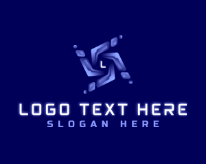 Programming - Cyber Technology AI logo design