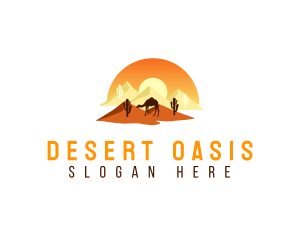 Camel Sand Dunes logo design