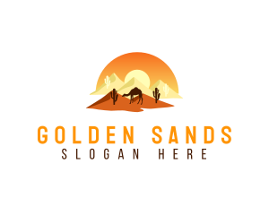 Sand - Camel Sand Dunes logo design