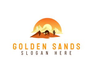 Camel Sand Dunes logo design