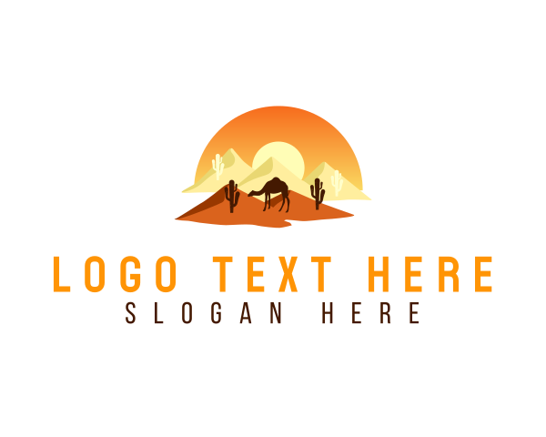 Wilderness - Camel Sand Dunes logo design