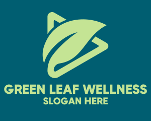 Green Organic  Leaf  logo design