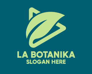 Green - Green Organic  Leaf logo design