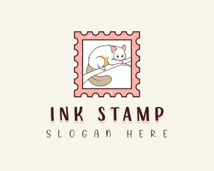 Possum Souvenir Stamp logo design