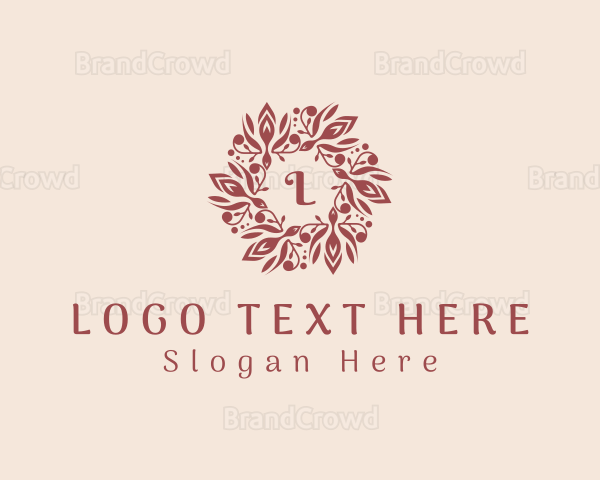 Elegant Wreath Jewelry Logo