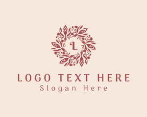 Elegant Wreath Jewelry Logo