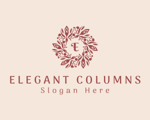 Elegant Wreath Jewelry logo design